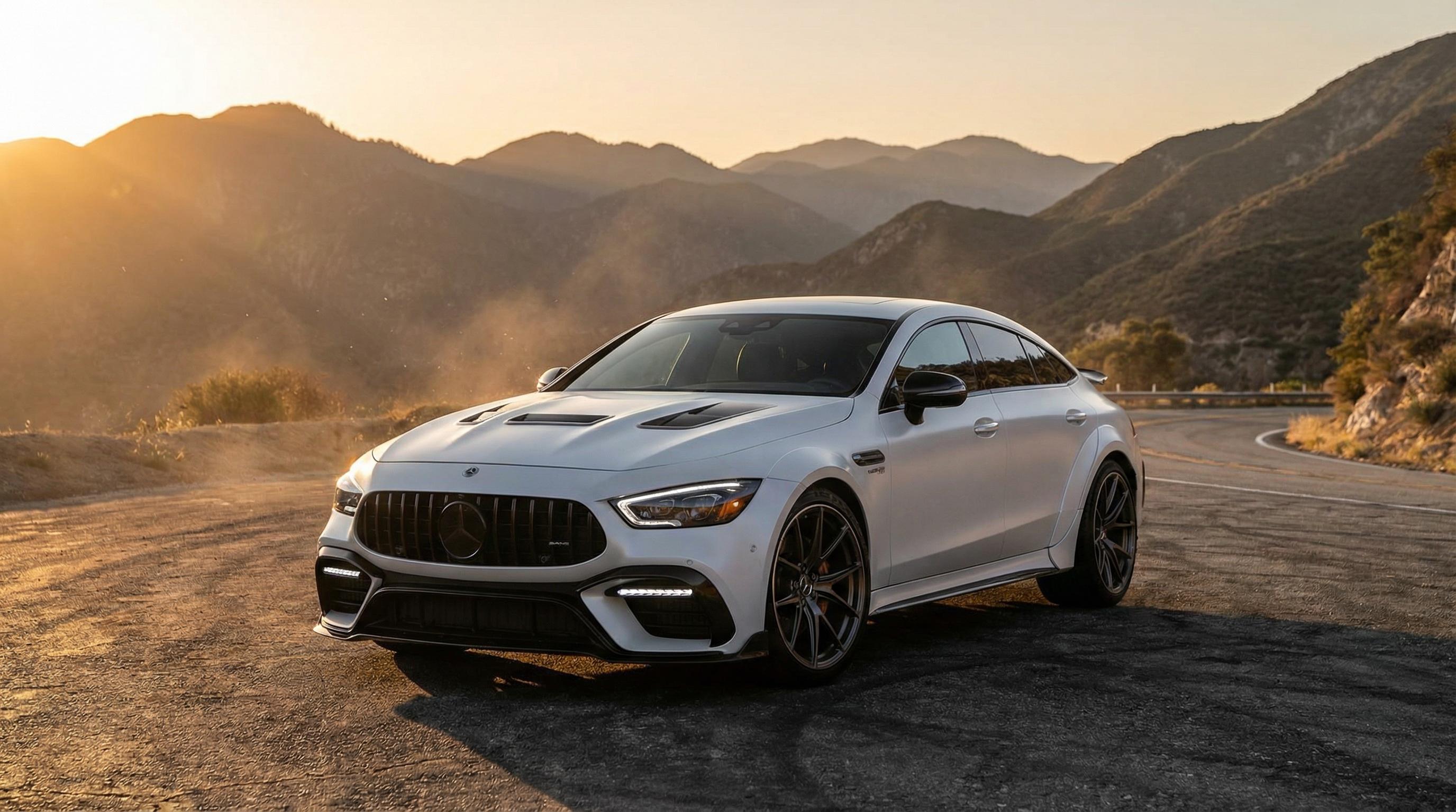 黄色仓库白色豪华轿车宽体改装视频